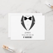 ドレスアップして僕の結婚式の副男(ベストマン)になってくれ！  結婚式場案内カード カード (正面/裏面インサイチュ)