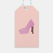 ドレスアップパーティーの好意ラベル ギフトタグ (裏面)