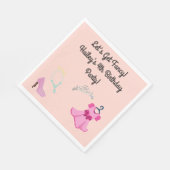 ドレスアップパーティーパーソナライズされたナプキン スタンダードランチョンナプキン (角)