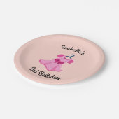 ドレスアップパーティーパーソナライズされたプレート ペーパープレート (アングル)