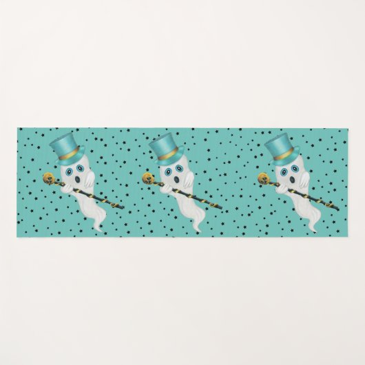 ドレスアップ幽霊アクアトップハットカンファンシービスターズ ヨガマット (正面(横))