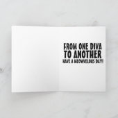 ドレスアートハローカードを着たDIVA CAT シーズンカード (内部)