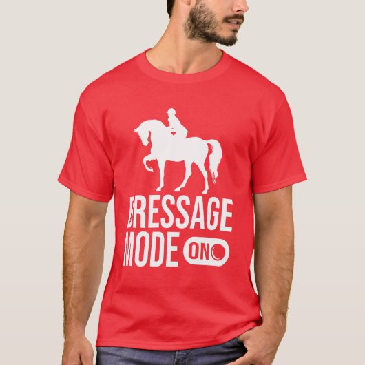 ドレスゲおもしろいージモードオン馬ショードレスセージの友人 Tシャツ (正面)