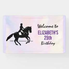 ドレスゲエレガントージライダーオンウォーターカラー誕生日 横断幕