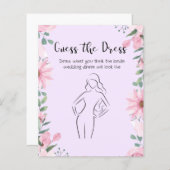 ドレスゲームカードを推測する (正面/裏面)