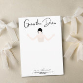 ドレスゲームカードを推測する 招待状