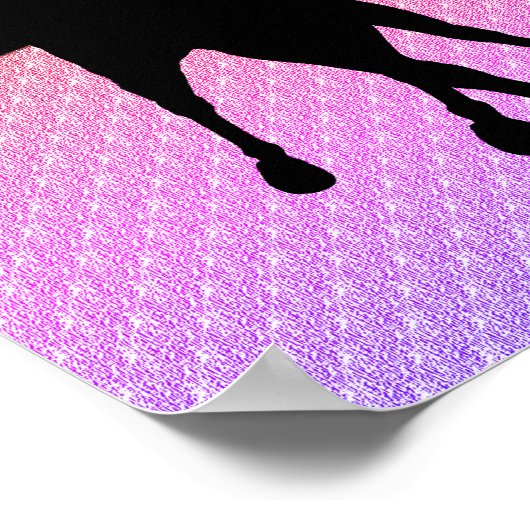 ドレスゲ最高のース踊り乗馬 ポスター (角)