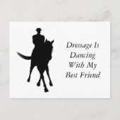 ドレスゲ最高のース踊り乗馬 ポストカード (正面)