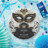 ドレスコードプロムコスチューム仮装ボール結婚ズ ペーパープレート (パーティー)