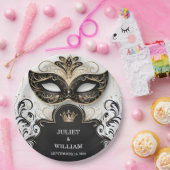 ドレスコードプロムコスチューム仮装ボール結婚ズ ペーパープレート (パーティー)