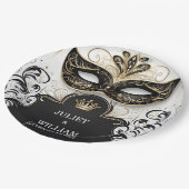 ドレスコードプロムコスチューム仮装ボール結婚ズ ペーパープレート (アングル)