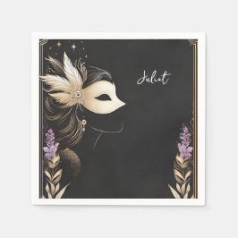 ドレスコード プロム 仮面舞会 ブライダルシャワー スタンダードカクテルナプキン