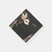 ドレスコード プロム 仮面舞会 ブライダルシャワー スタンダードカクテルナプキン (角)
