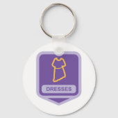 ドレスサインキーチェーン キーホルダー (裏面)