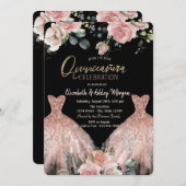 ドレスシエレガントックバラキンセアニェラ 招待状 (正面/裏面)