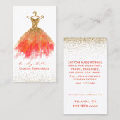 ドレスシファンシーーフェス名刺 名刺 (正面/裏面)