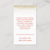 ドレスシファンシーーフェス名刺 名刺 (裏面)