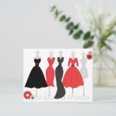 ドレスショップデイジーテーマ ポストカード (スタンド正面)