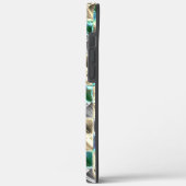 ドレスシーのミント、ベージュと銀のタイルまたは染色 Case-Mate iPhoneケース (裏面 / 左)