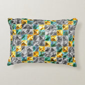 ドレスシーの造幣局、金と銀のタイルまたは染色 アクセントクッション (裏面)