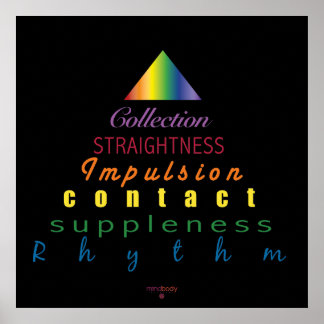 ドレスセージトレーニングスケールピラミッドポスター ポスター