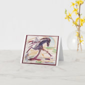 ドレスセージノートカード カード (黄色い花)