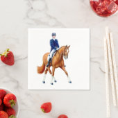 ドレスセージホースエクエストランハーフパス紙ナプキンス スタンダードカクテルナプキン (インサイチュ)