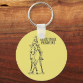 ドレスセージホース&ライダー – プレッシャーの下の猶予 キーホルダー (正面)