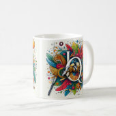 ドレスセージライディングライダーホースマグ コーヒーマグカップ (正面右)