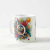 ドレスセージライディングライダーホースマグ コーヒーマグカップ (正面左)