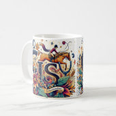 ドレスセージライディングライダーホースマグ コーヒーマグカップ (正面左)