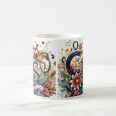 ドレスセージライディングライダーホースマグ コーヒーマグカップ (中央)