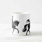 ドレスセージライディングライダーホースマグ コーヒーマグカップ (中央)