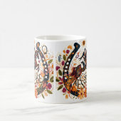 ドレスセージライディングライダーホースマグ コーヒーマグカップ (中央)