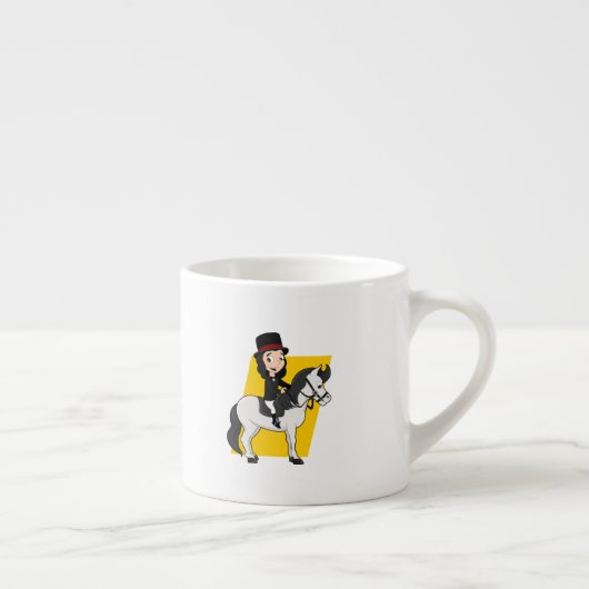 ドレスセージ馬のライダー漫画 エスプレッソカップ (右)