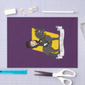 ドレスセージ馬のライダー漫画 薄葉紙 (クラフト)