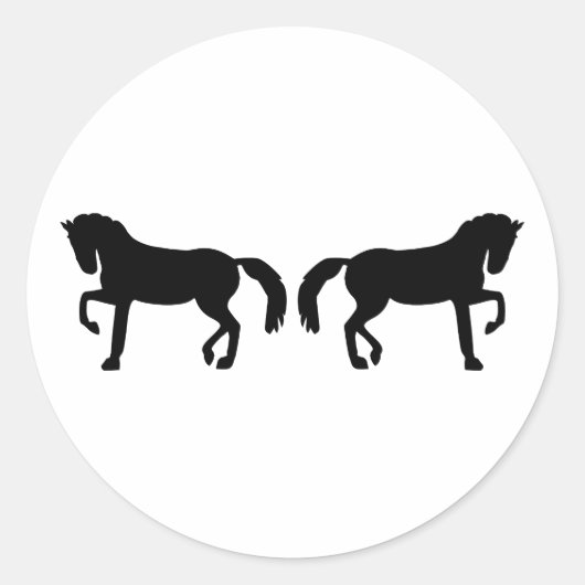 ドレスセージ馬 ラウンドシール (正面)