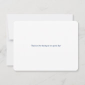 ドレスタイリッシュス海軍と金ゴールド | サンキュー (裏面)