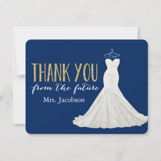 ドレスタイリッシュス海軍と金ゴールド | サンキュー (正面)