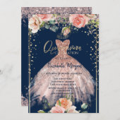 ドレスティアラ、ダイアモンズバラブルーキンセアニラ 招待状 (正面/裏面)