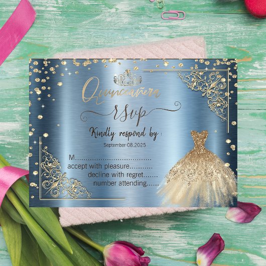 ドレスティアラ、ダイアモンズブルーメタリックRSVP