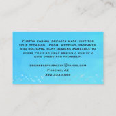 ドレステーラファンシーーきらびやかな名刺 名刺 (裏面)