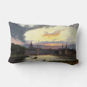 ドレスデンの夕暮れ(ドイツの風景) ランバークッション (裏面)