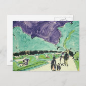 ドレスデンの大きな庭園への入口， 1905 ポストカード (正面/裏面)