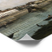 ドレスデンエルブファーヴェドゥーテ – カナレット – ベルロット ポスター (角)