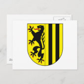 ドレスデンコートオブアームズはがき ポストカード (正面/裏面)