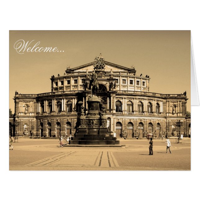 ドレスデンセンペルオペラアットシアタースクエア (正面横)