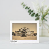 ドレスデンセンペルオペラアットシアタースクエア ポストカード (スタンド正面)