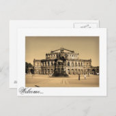 ドレスデンセンペルオペラアットシアタースクエア ポストカード (正面/裏面)