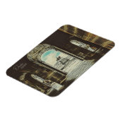 ドレスデンドイツ馬のカスタマイズ可能な日付 マグネット (左側)